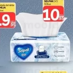 Șervețele de hârtie SELPAK GO 5 buc