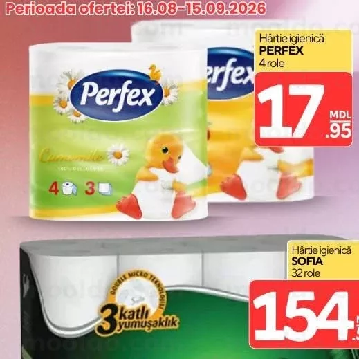 Hârtie igienică PERFEX 4 role