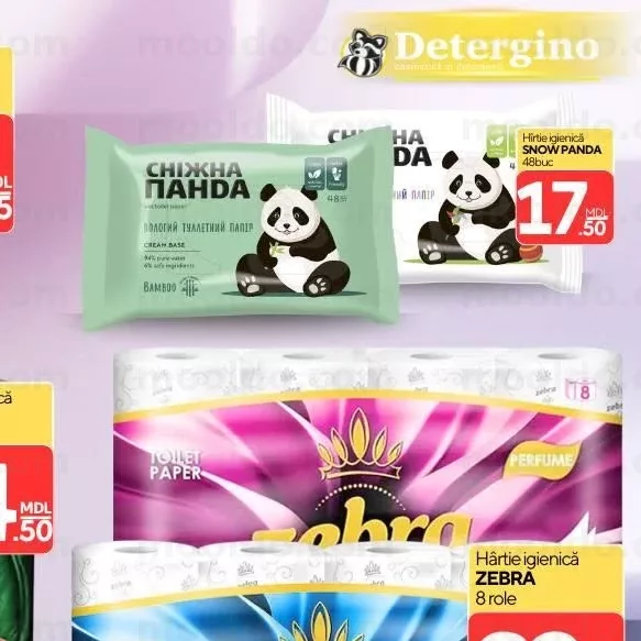 Hârtie igienică SNOW PANDA 4 role
