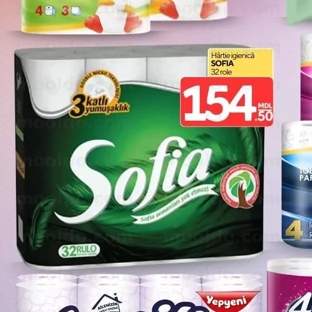 Hârtie igienică SOFIA 32 role