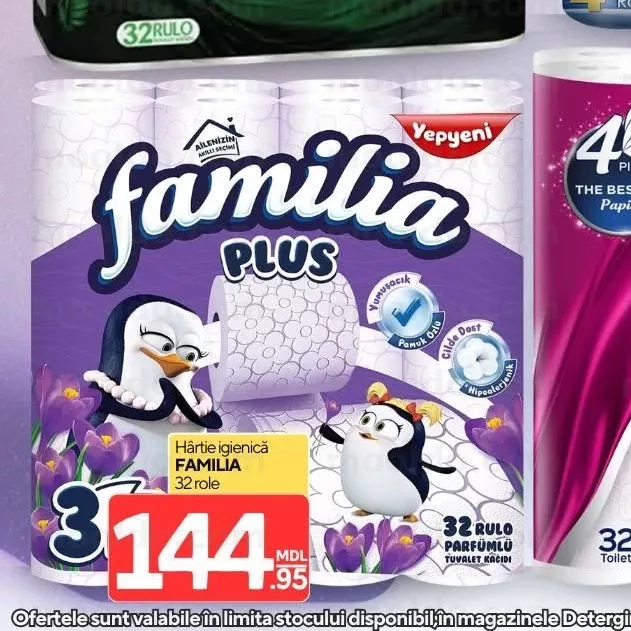 Hârtie igienică FAMILIA 32 role
