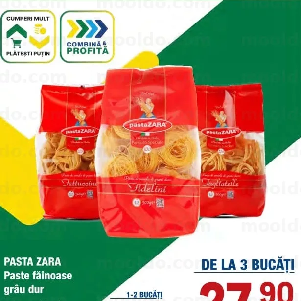 PASTA ZARA Paste făinoase grâu dur