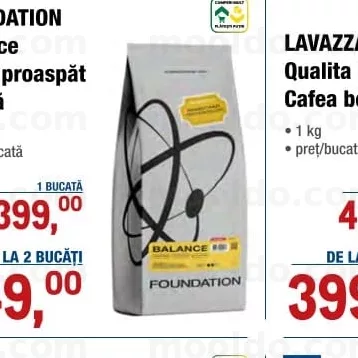 FOUNDATION Balance Cafea proaspăt prăjită 1 kg
