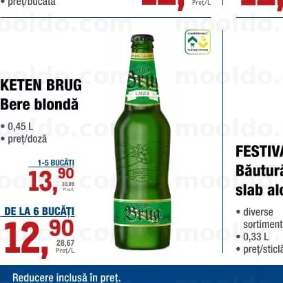 KETEN BRUG Bere blondă 0,45 L