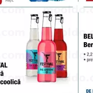 FESTIVAL Băutură slab alcoolică diverse sortimente 0,33 L