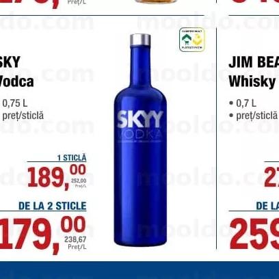 SKY Vodca 0,75 L