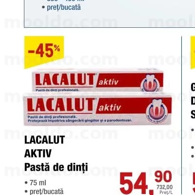 LACALUT AKTIV Pastă de dinți