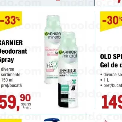 GARNIER Deodorant Spray