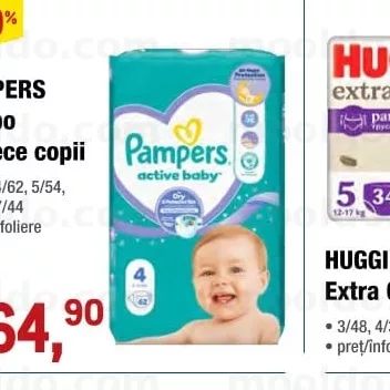 PAMPERS Jumbo Scutece copii