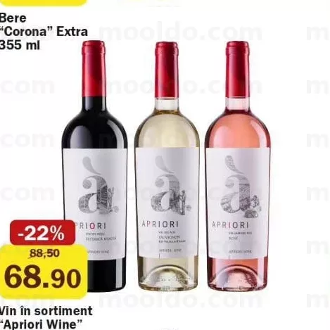 Vin în sortiment "Apriori Wine" 750 ml