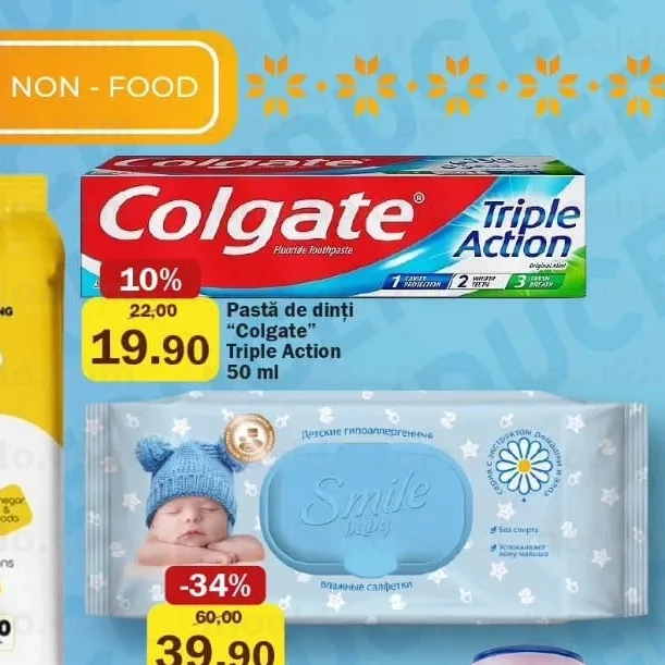 Pastă de dinți "Colgate" Triple Action 50 ml