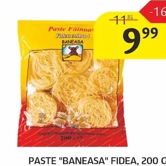 PASTE "BANEASA" FIDEA, 200 G.