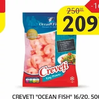 CREVEȚI "OCEAN FISH" 16/20, 500 G.