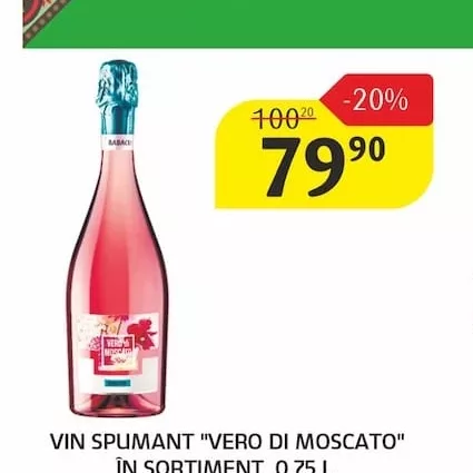 VIN SPUMANT "VERO DI MOSCATO" ÎN SORTIMENT, 0,75 L