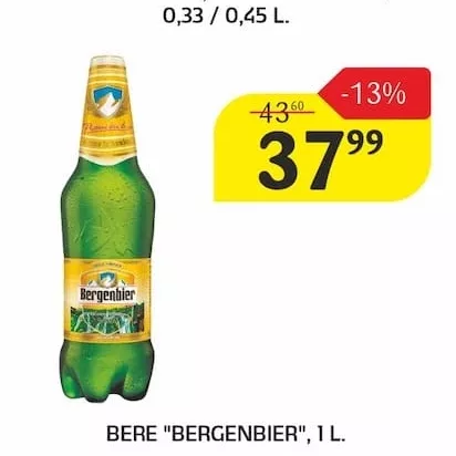 BERE "BERGENBIER", 1 L