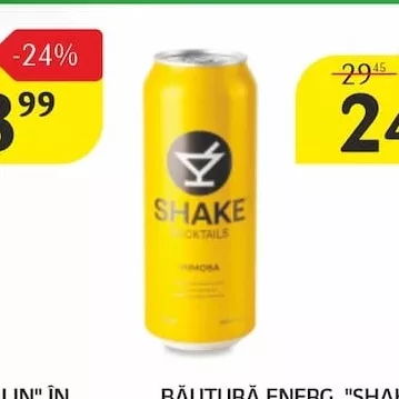 BĂUTURĂ ENERG. "SHAKE" ÎN SORTIMENT, 0,33 L.