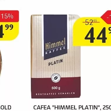 CAFEA "HIMMEL PLATIN", 250 G.