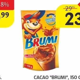 CACAO "BRUMI", 150 G.