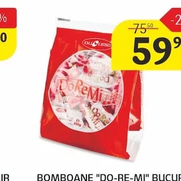 BOMBOANE "DO-RE-MI" BUCUREL, 200 G.