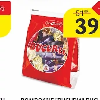 BOMBOANE "BUCURIA" BUCUREL, 250 G.