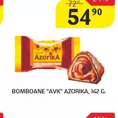 BOMBOANE "AVK" AZORIKA, 142 G.