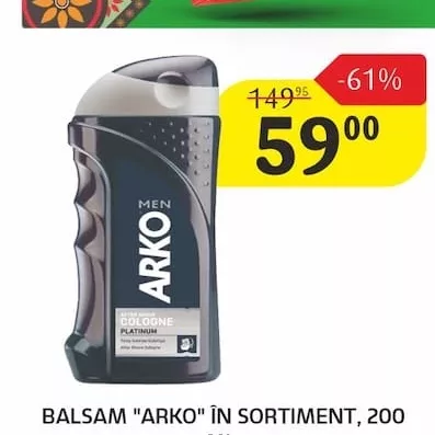 BALSAM "ARKO" ÎN SORTIMENT, 200 ML.