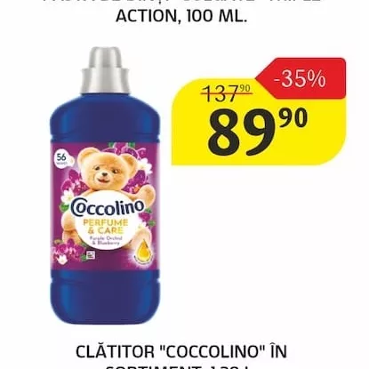 CLĂTITOR "COCCOLINO" ÎN SORTIMENT, 1,28 L.