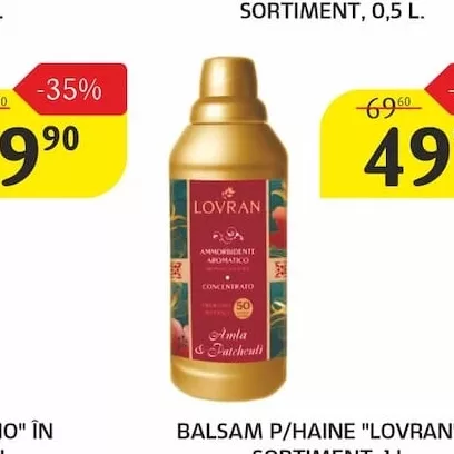 BALSAM P/HAINE "LOVRAN" ÎN SORTIMENT, 1 L.