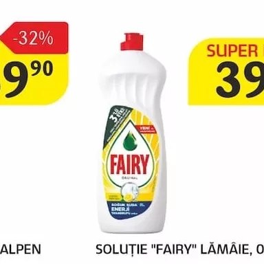 SOLUȚIE "FAIRY" LĂMÂIE, 0,65 L.