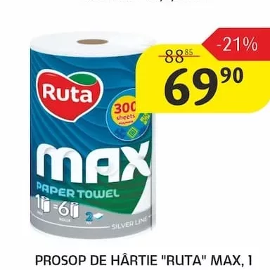 PROSOP DE HÂRTIE "RUTA" MAX, 1 BUC.