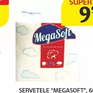 ȘERVEȚELE "MEGASOFT", 60 BUC.