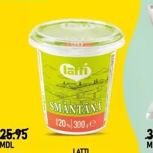 LATTI Smântână 20% 300g