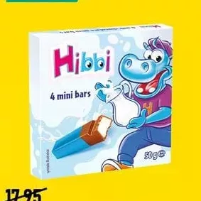 HIBBI Ciocolată cu umplutură de lapte 80g