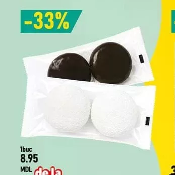 BANZELLA Zefir cu aromă de cocos/glazură Latte 67/94g