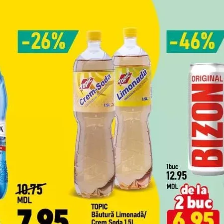 TOPIC Băutură Limonadă/ Crem Soda 1.5L