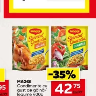 MAGGI Condimente cu gust de găină/ legume 400g
