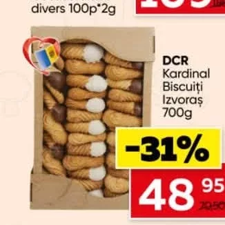 DCR Kardinal Biscuiți Izvoraș 700g