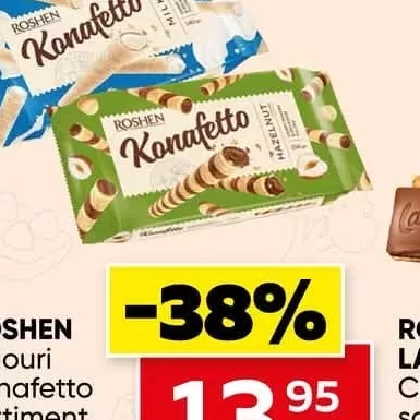 ROSHEN Rulouri Konafetto sortiment divers 140g