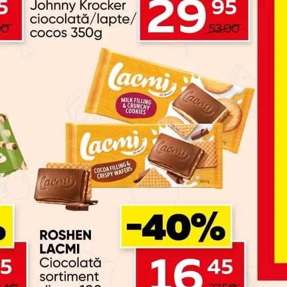 ROSHEN LACMI Ciocolată sortiment divers 100g