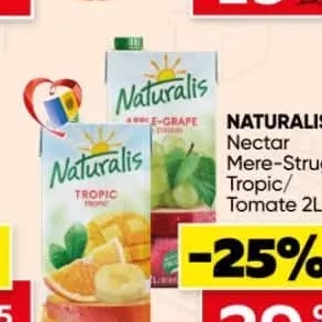 NATURALIS Nectar Mere-Struguri/ Tropic/ Tomate 2L