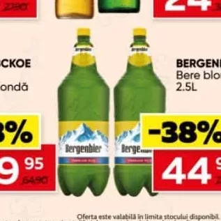 BERGENBIER Bere blondă 2.5L