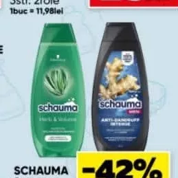 SCHAUMA Șampon sortiment divers 400ml 1L = 94,88lei