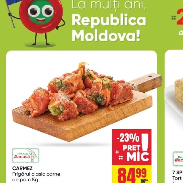CARMEZ Frigărui clasic carne de porc Kg