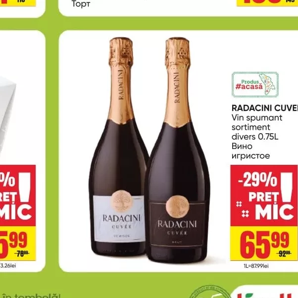 RADACINI CUVEE Vin spumant sortiment divers 0.75L