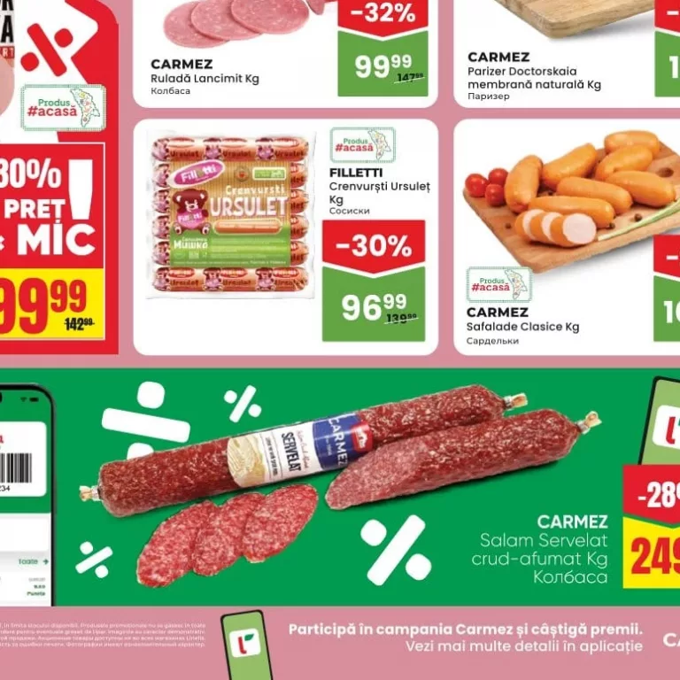 CARMEZ Salam Servelat crud-afumat Kg