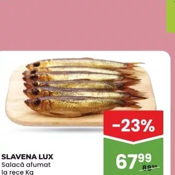SLAVENA LUX Salacă afumată la rece Kg