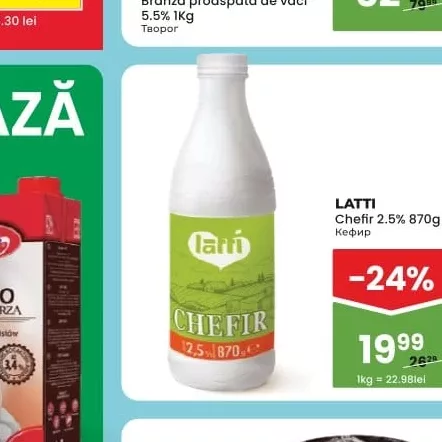 LATTI Chefir 2,5% 870g