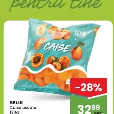 SELIK Caise uscate 120g