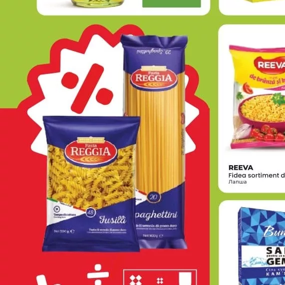 REGGIA Paste făinoase sortiment divers 500g