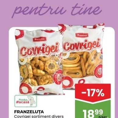 FRANZELUȚA Covrigei sortiment divers 400g